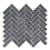Nero Herringbone - 1 X 3 Mosaic
