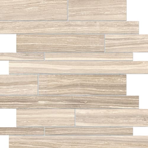 Sand Random Strip Mosaic