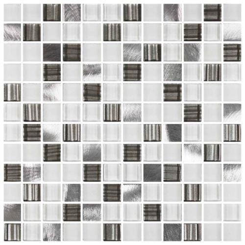 Super White - 1 X 1 Mosaic