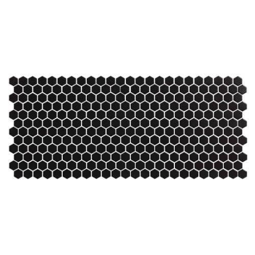 Glossy Black - 1 X 1 Mosaic